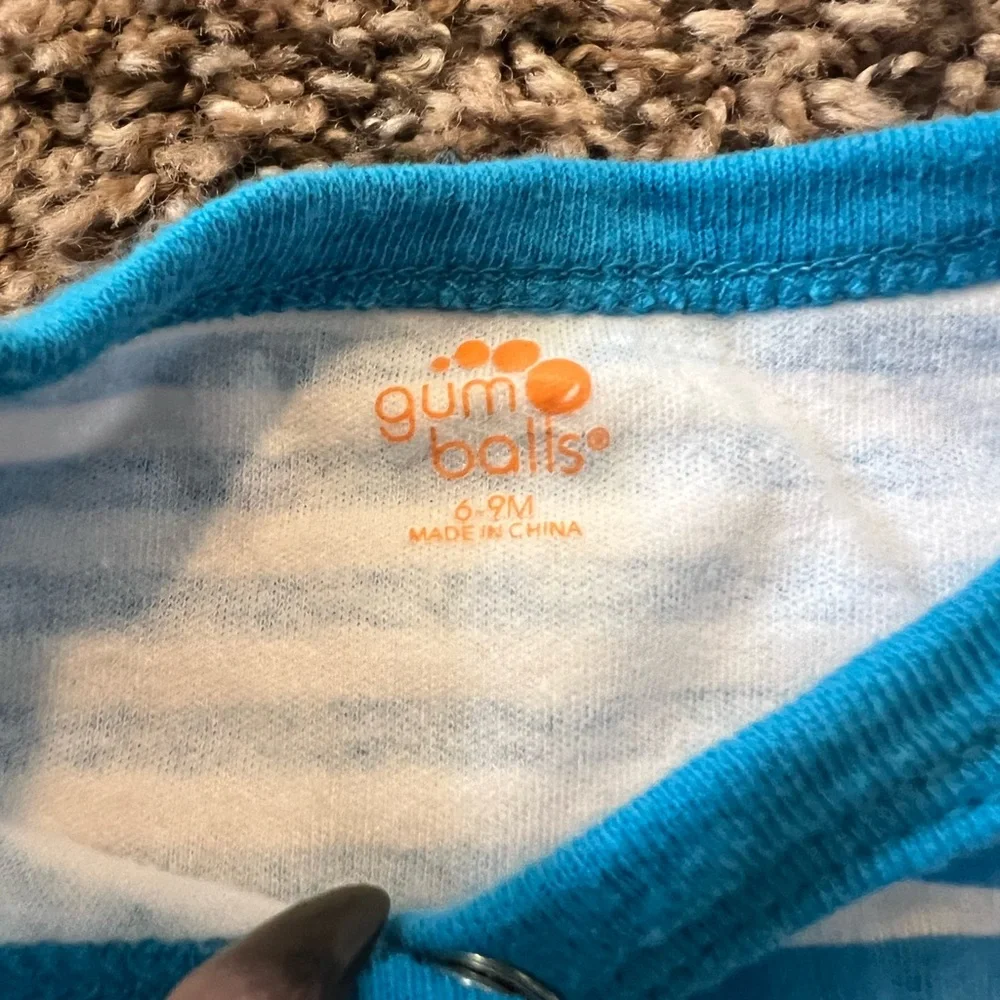 3 for $12 Blue Striped Kids One Piece